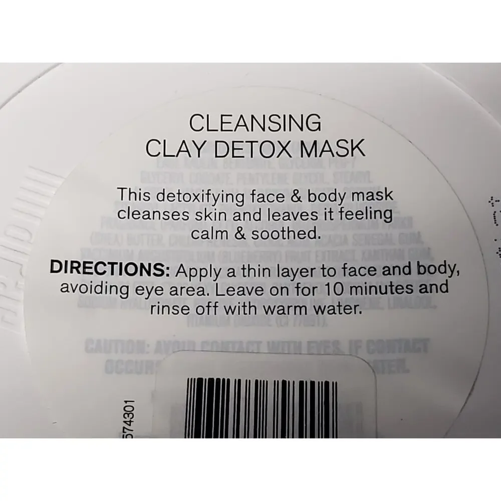 BBW Blueberry Extract Glowing Cleansing Clay Detox Mask Body Wellness Collection